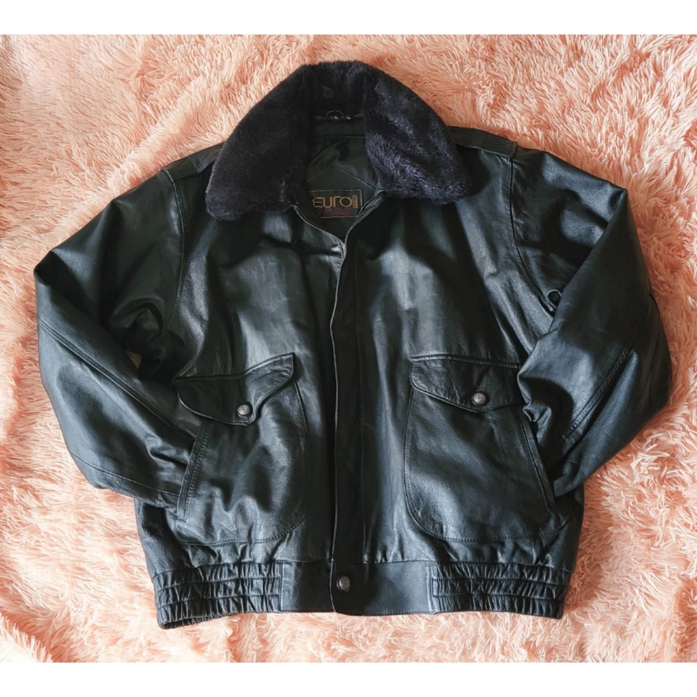 Vintage Mens Leather Jacket